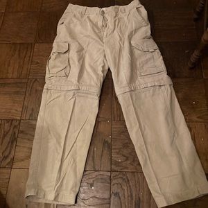 Just Jeans Men’s Tan Cargo Pants/Shorts.